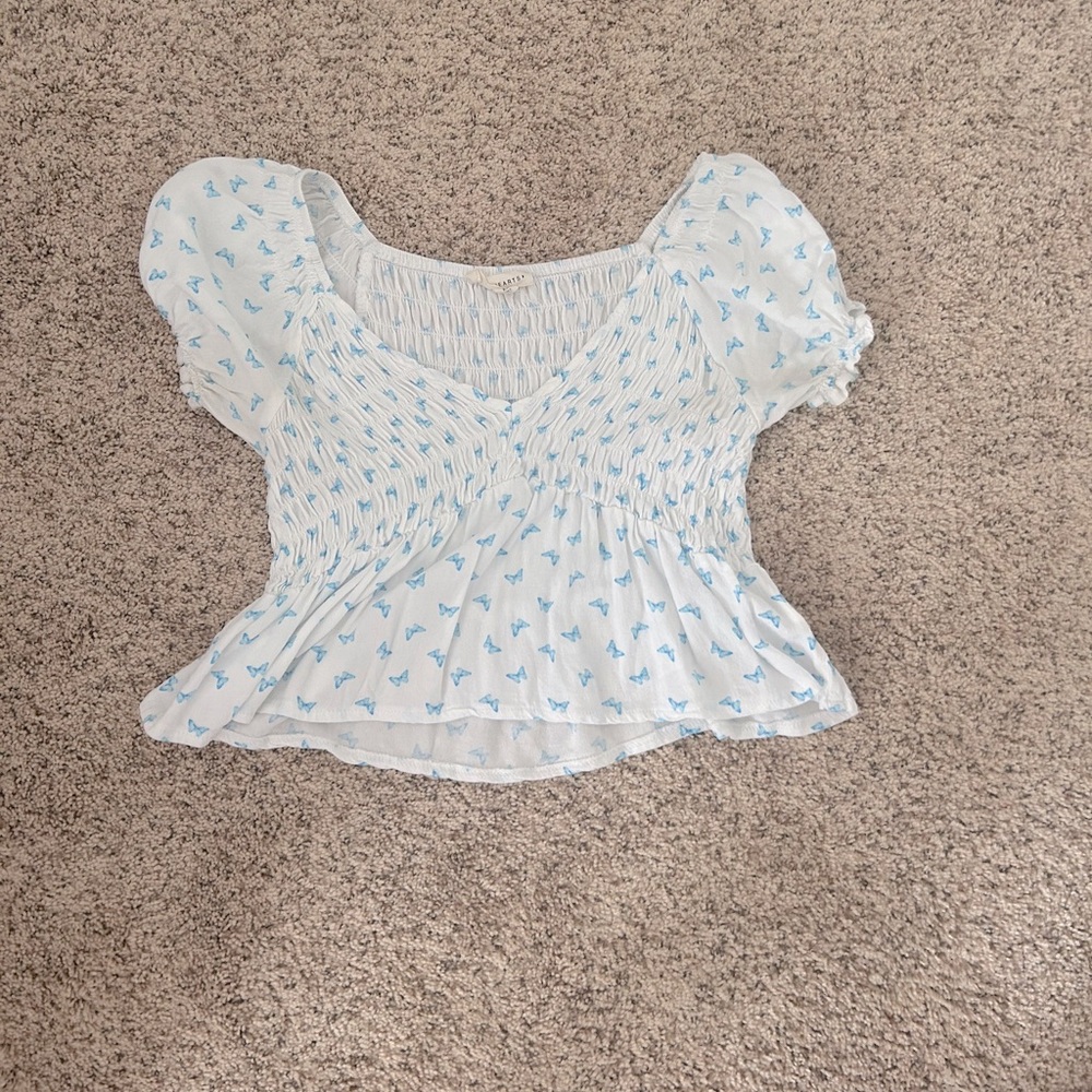 Pacsun butterfly blouse